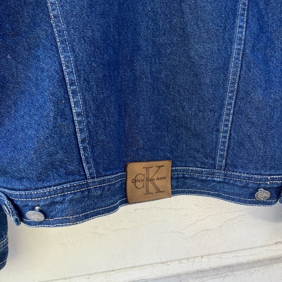 Vintage 90s Calvin Klein Denim Jacket - Picture 2 of 6